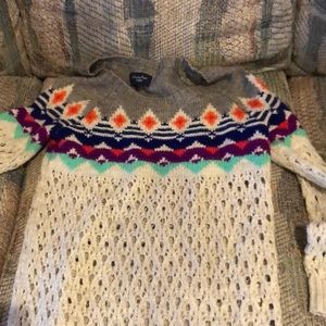 Multi colored sweater